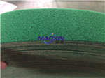 自产绿绒包辊布